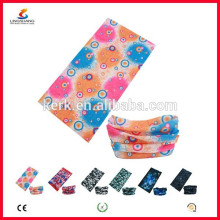 Ningbo Lingshang LSB-5454 100% poliéster Microfibre Multifuncional sem costura costume tubo bandana crânio headwear